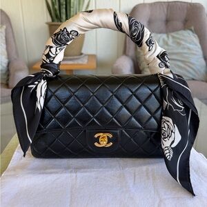 🔥🔥Chanel Kelly Top Handle Lambskin Vintage Bag🔥🔥